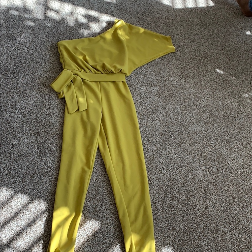 Yellow jumpsuit